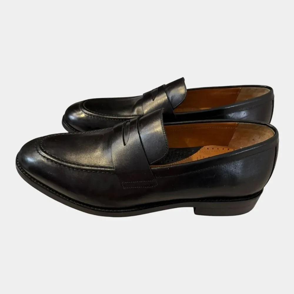Cole Haan American Classics Men’s Black Leather Penny Loafers Size 8.5 M